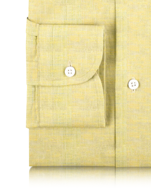 Linen: Pale Yellow End on End