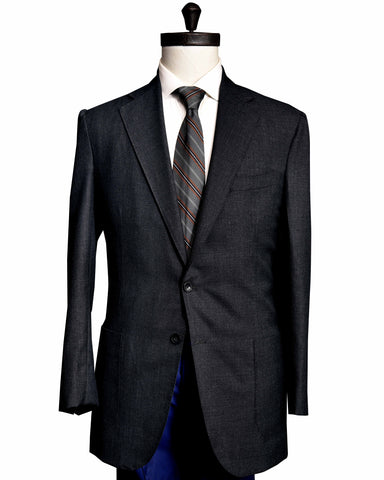 Dugdale Fine Worsted - Dark Grey Plain Jacket