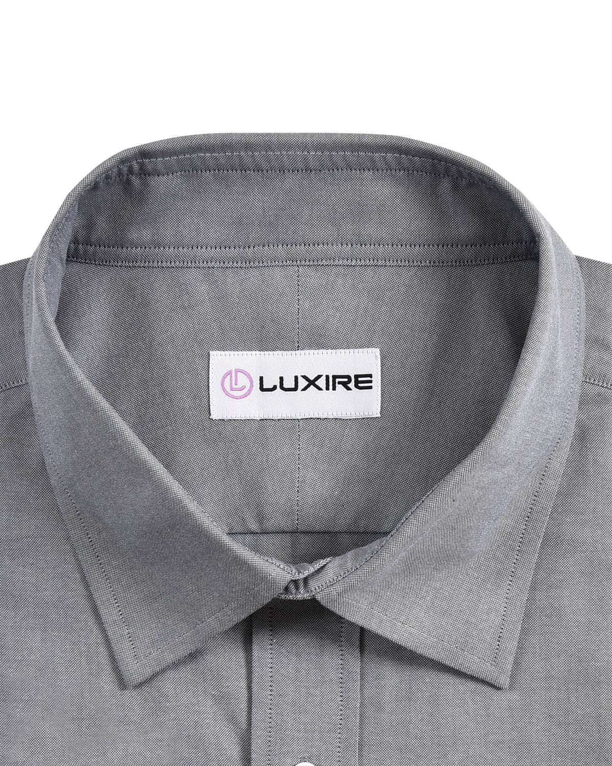 Grey Pinpoint Oxford Dress Shirt - 2