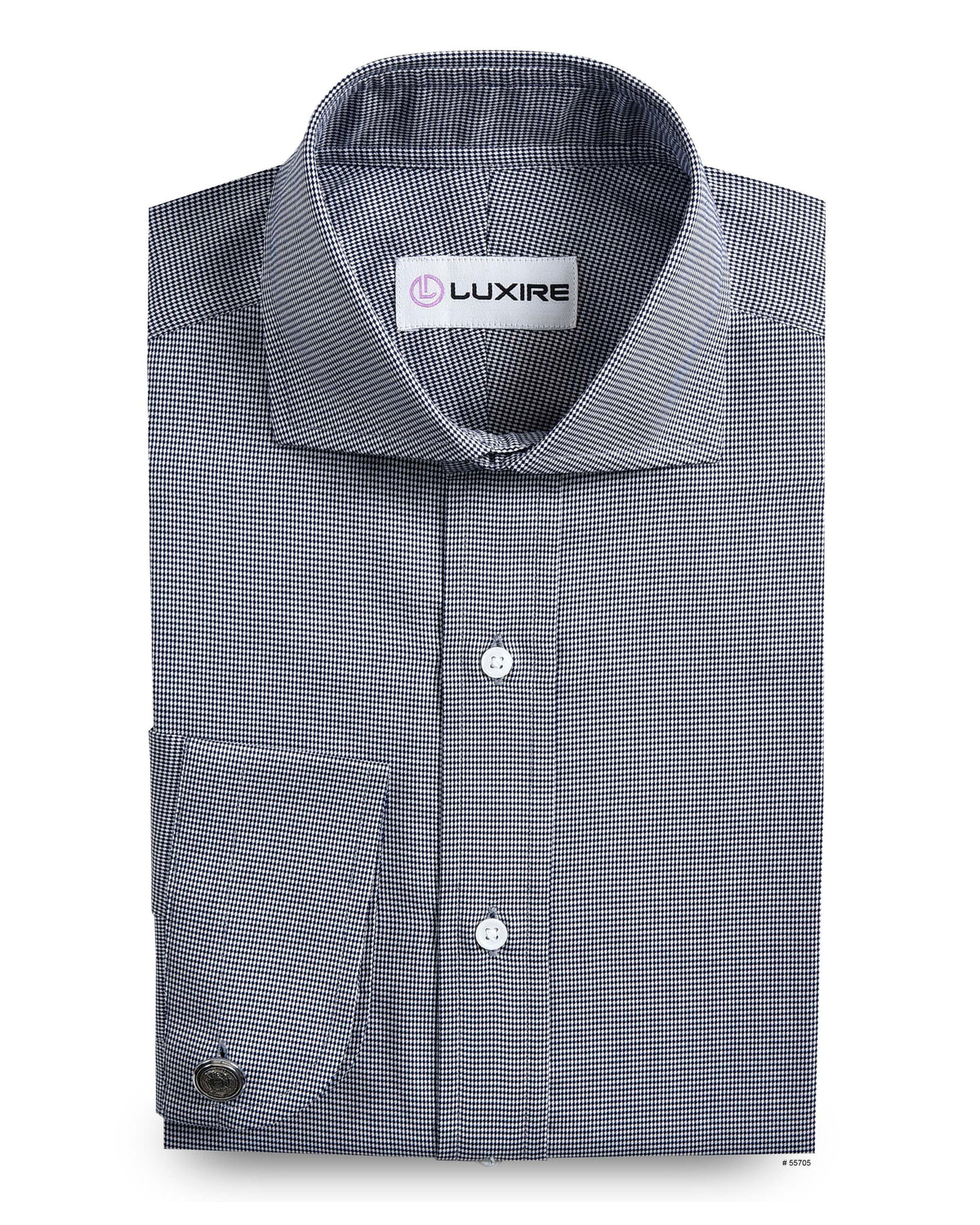 Monti Navy White Houndstooth - 1