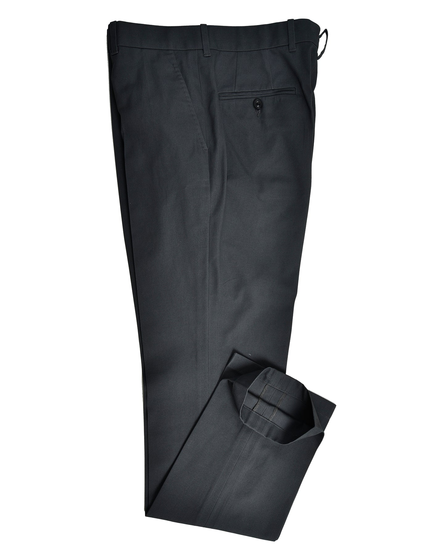 Charcoal Grey Canvas Trouser