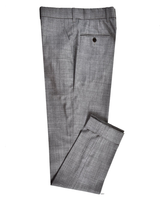 Vitale Barberis Canonico - 120s 2 Ply Summer Grey Dress Pant