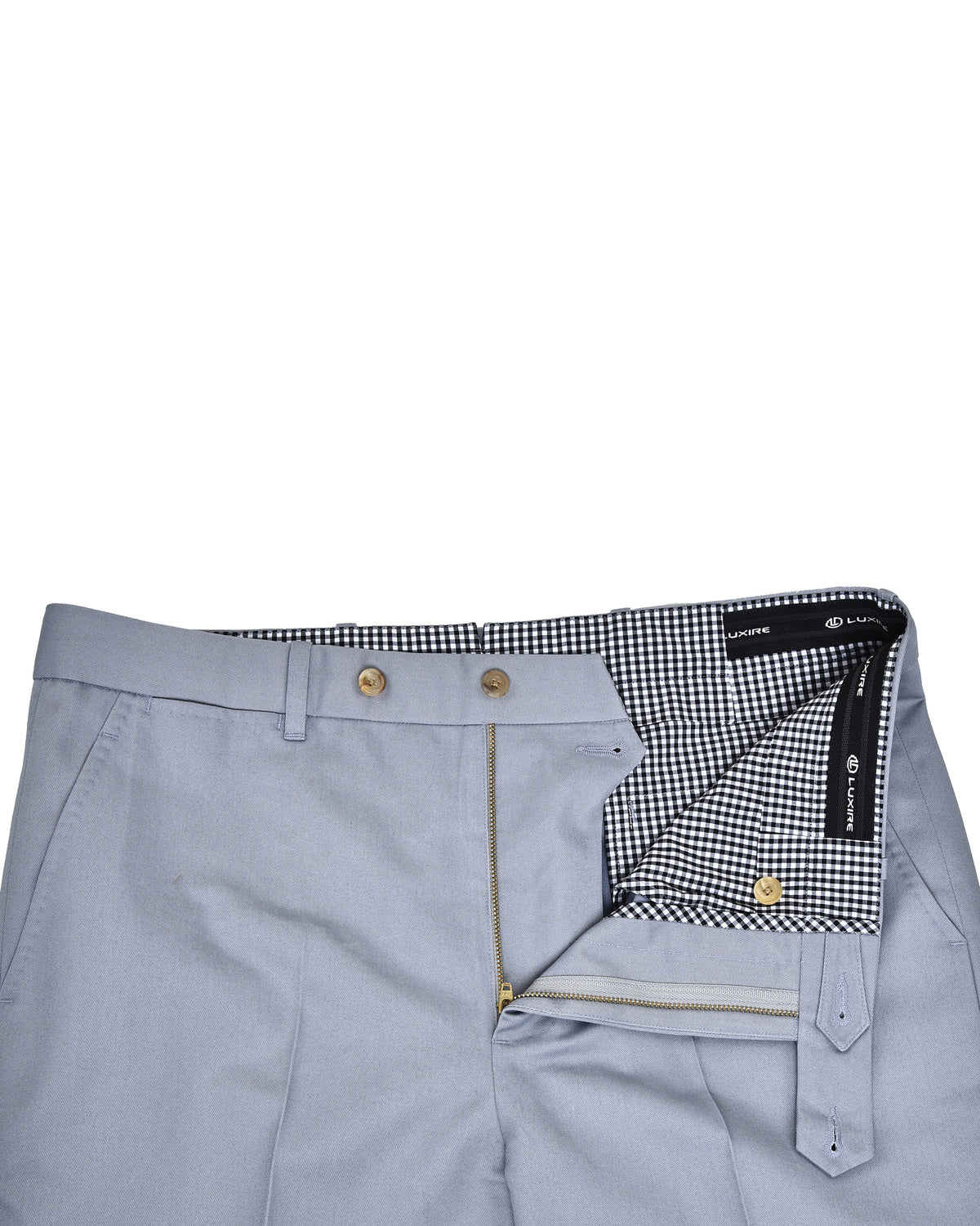 Silver Grey Twill Pant - 4