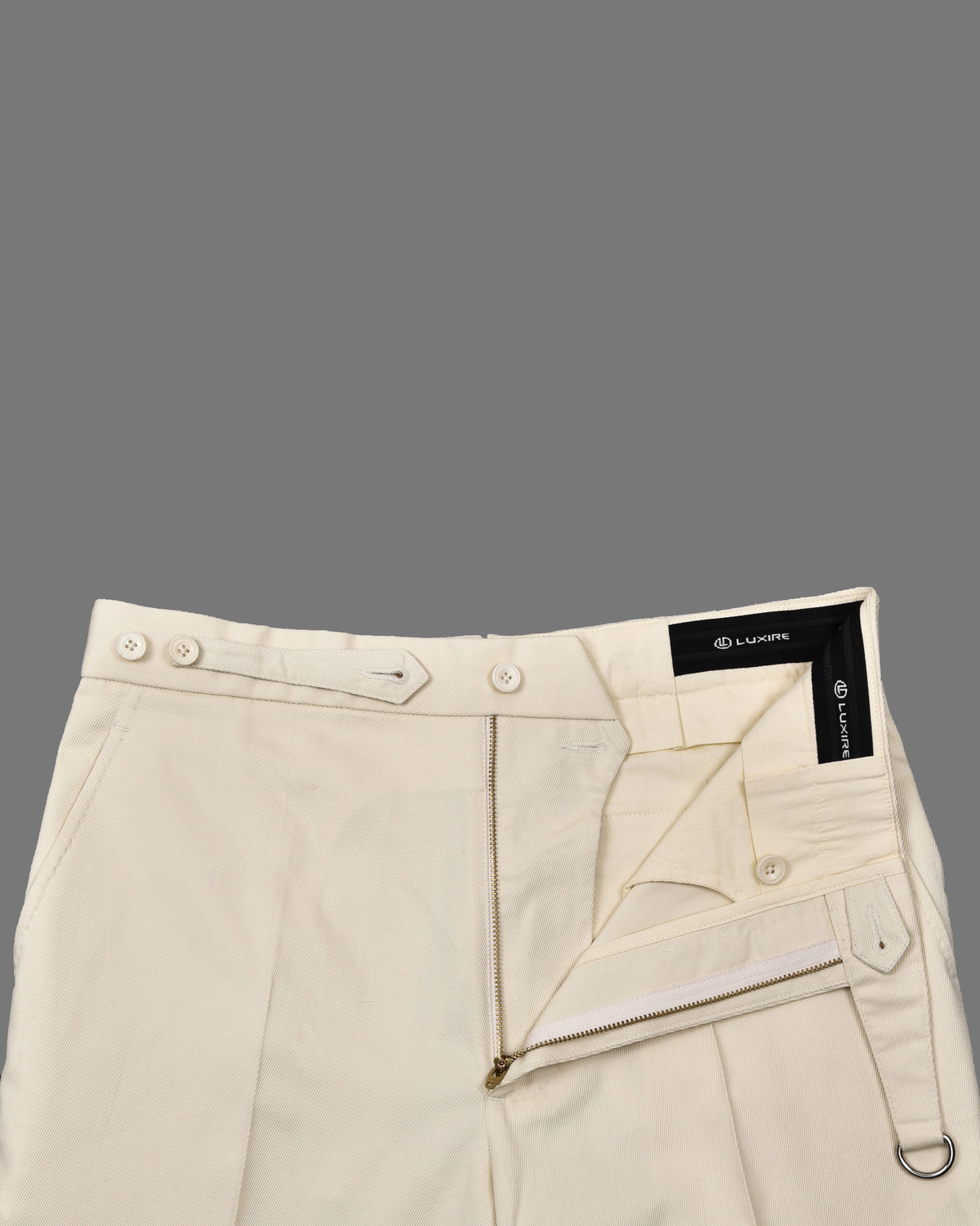 Dobby Cotton Lycra: Luscious Off-White - 4