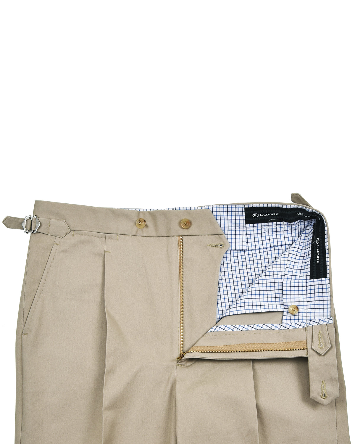 Light Khaki Stretchable chino - 4