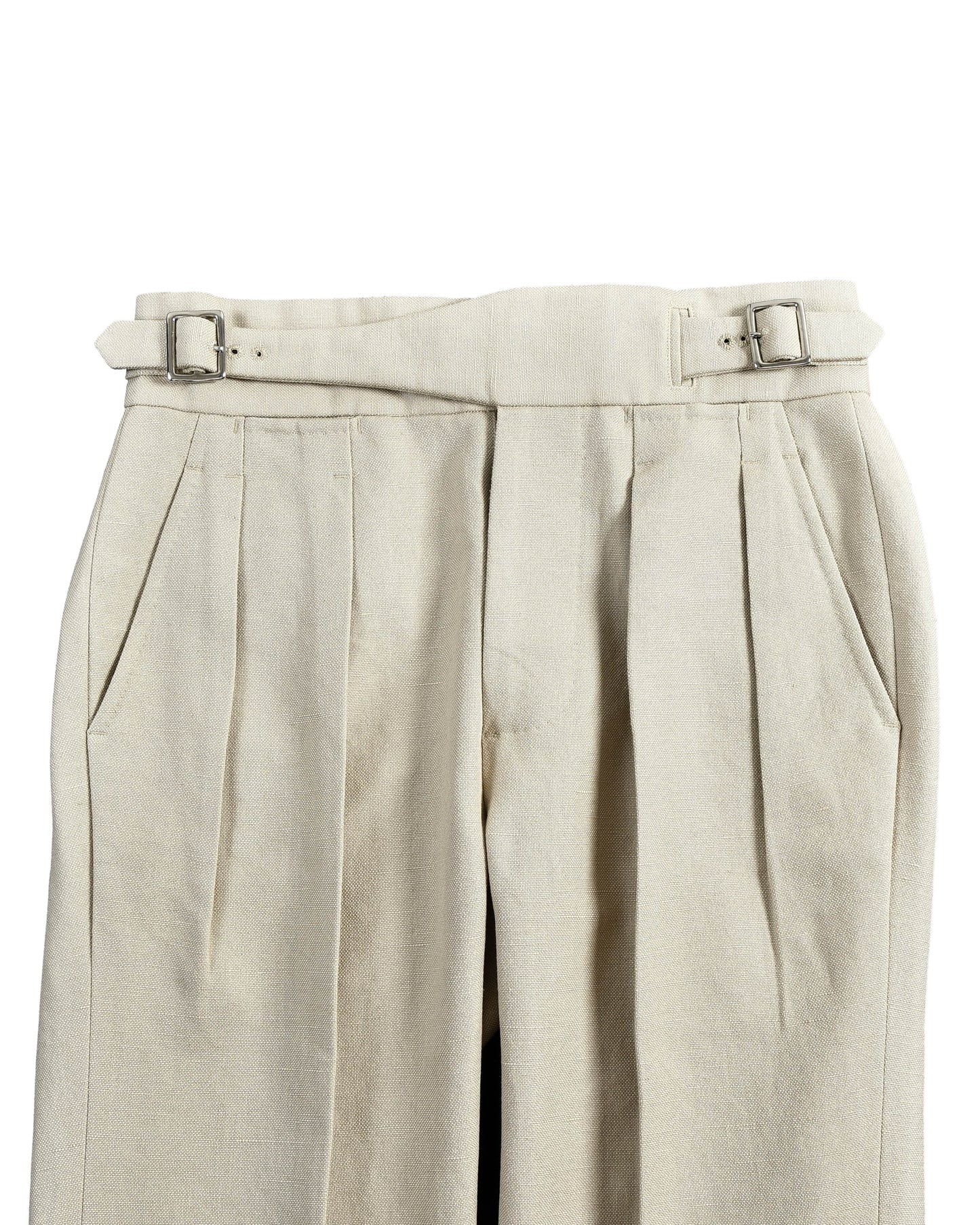 Gurkha Pant in Linen Cotton Canvas:Tan