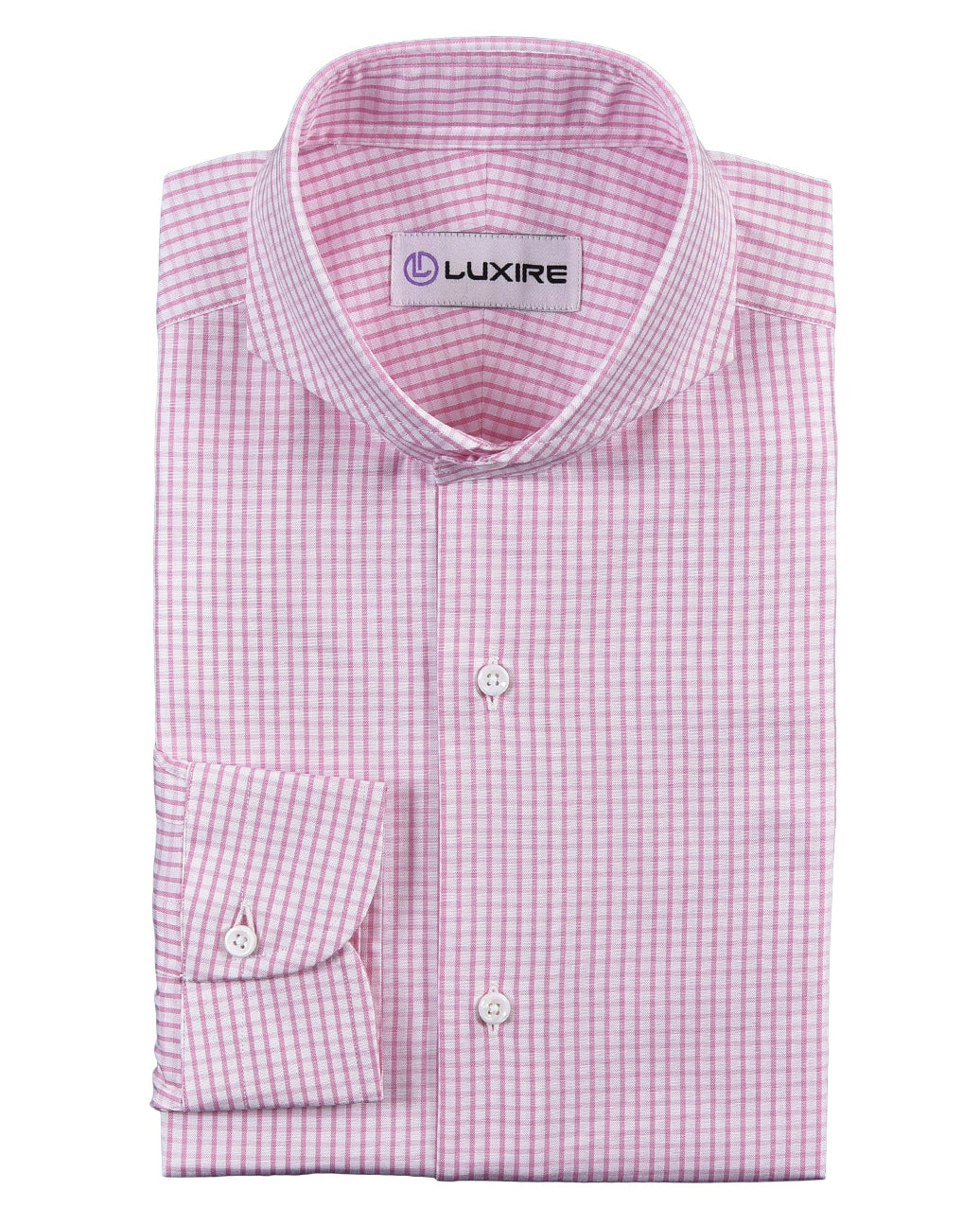 Pink on White Checks - 1