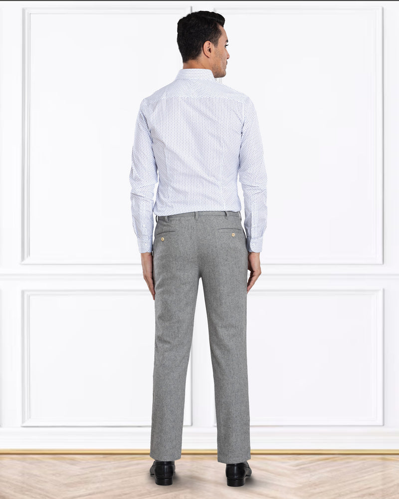Grey Wool Chino