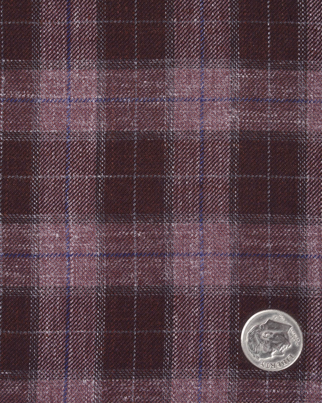 EThomas Voilet Silver Mulberry Tartan Plaid - 7