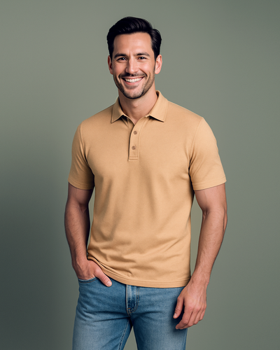 EZS Aria Beige Polo