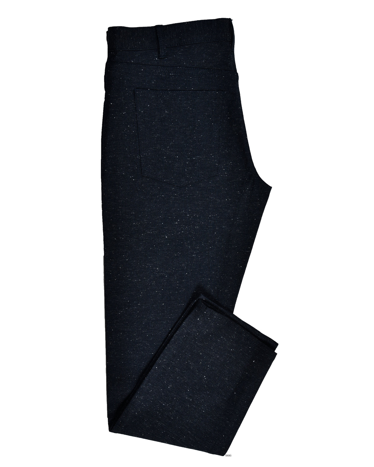 Denim: Navy Stretch Slub Jeans - 1