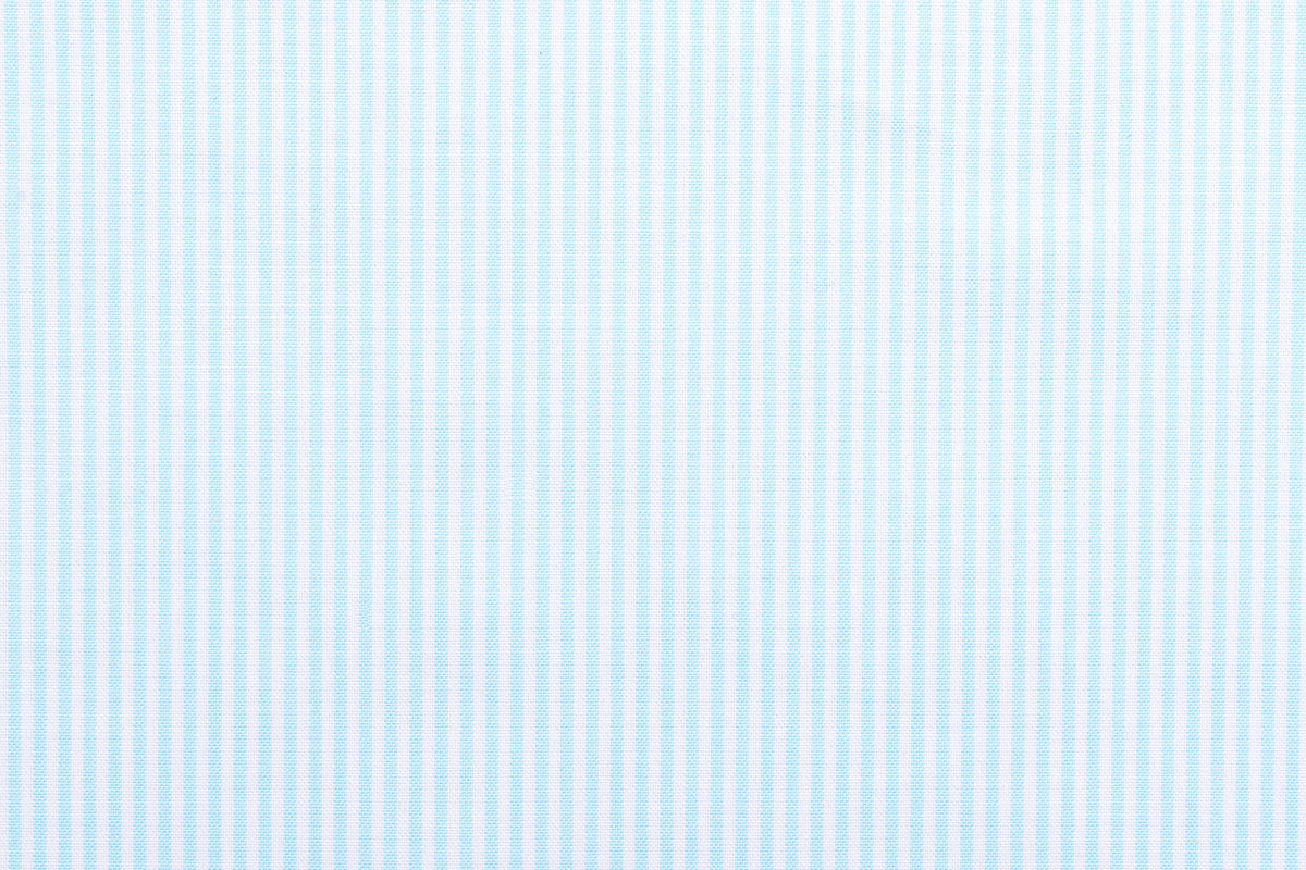 Sky Blue Dress Stripes Oxford Shirt - 4