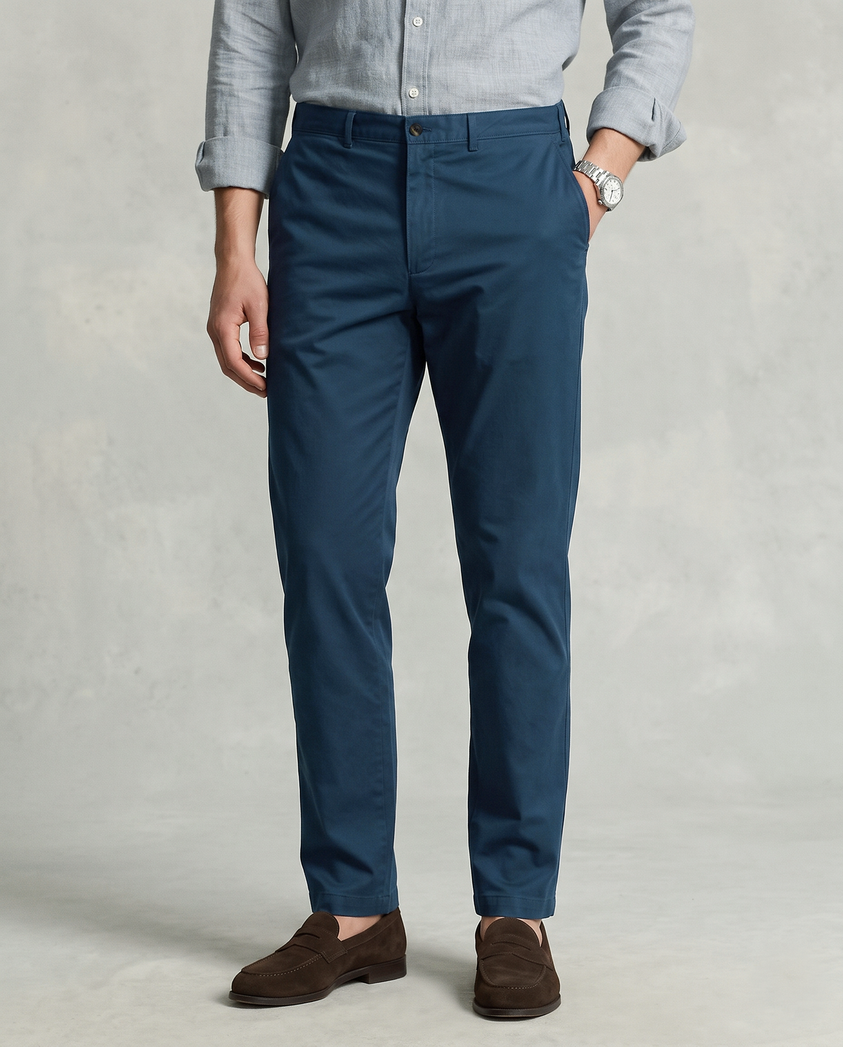 Genoa Chino Pant Ink Blue - 1
