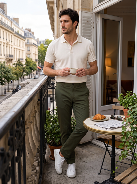 Genoa Olive Green Chino