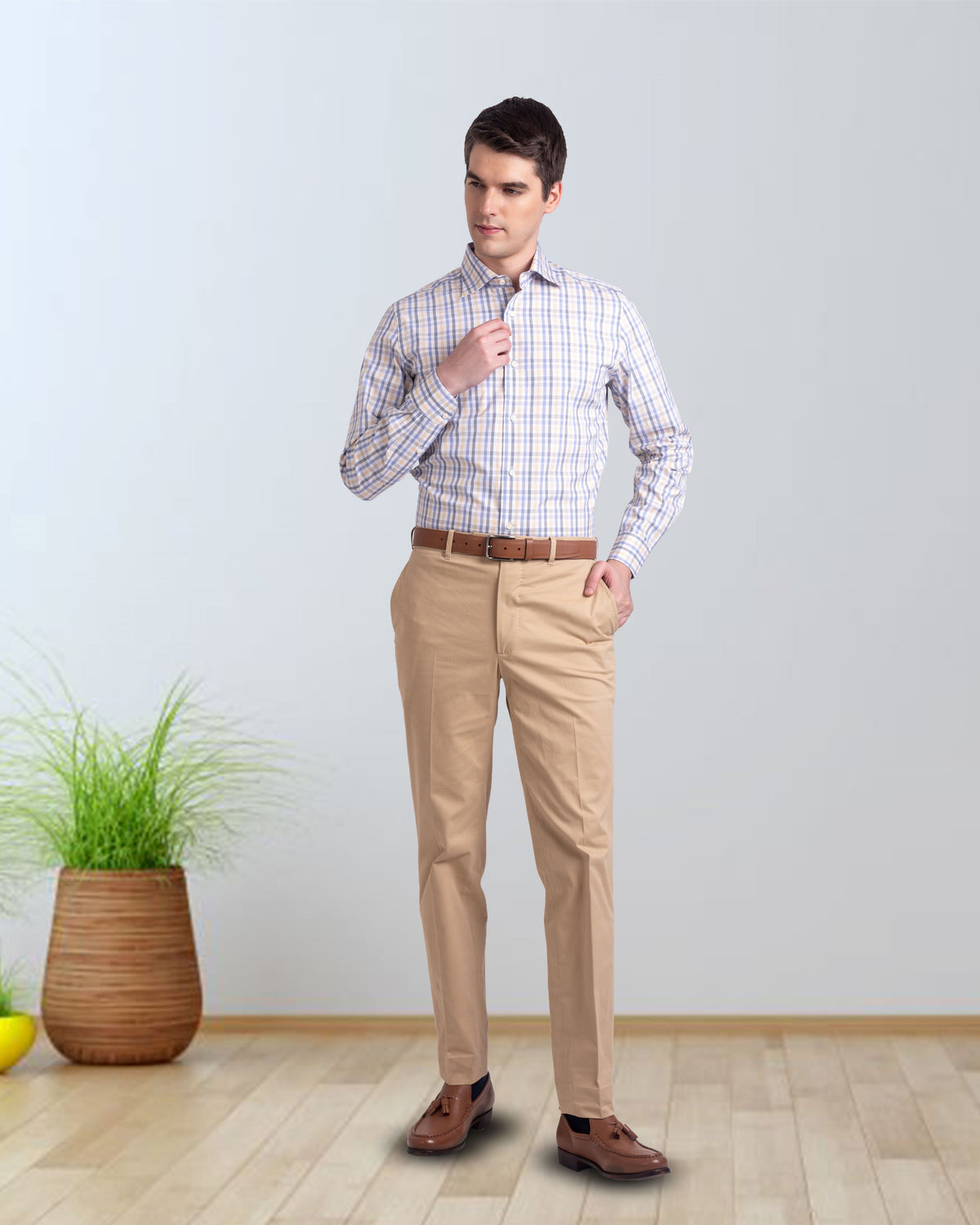 Genoa Beige Dress Pant - 3