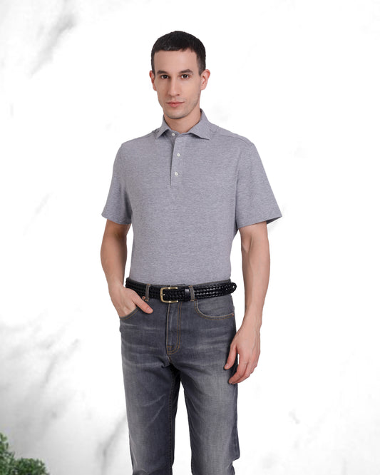 Grey Soft Polo