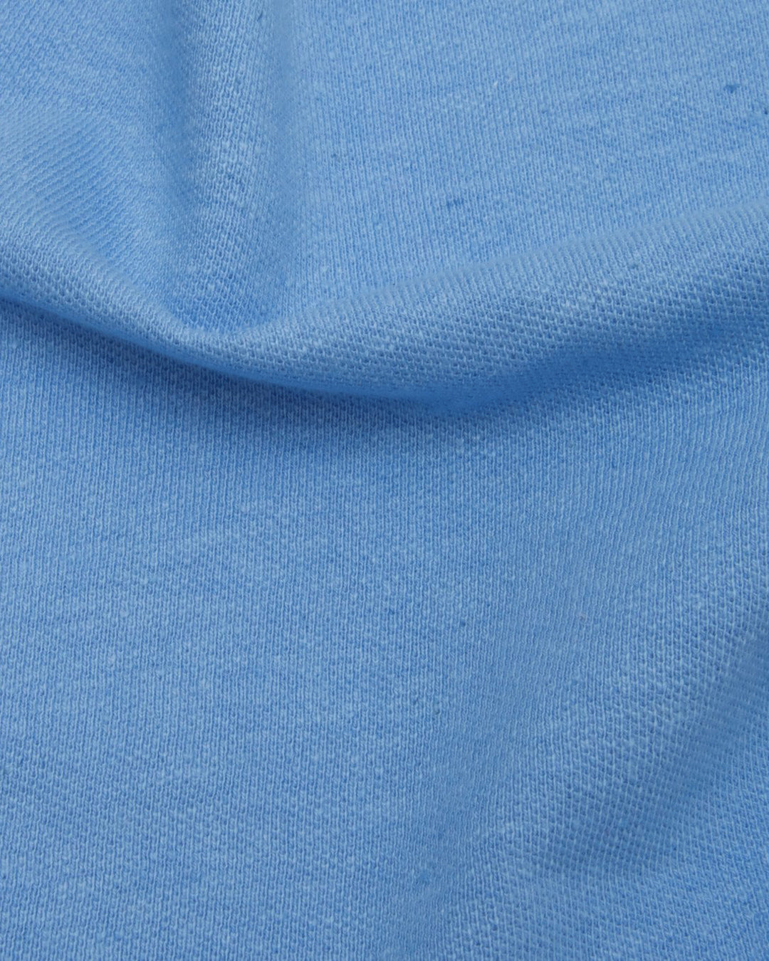 Steel Blue Cotton Polo T-shirt - 4