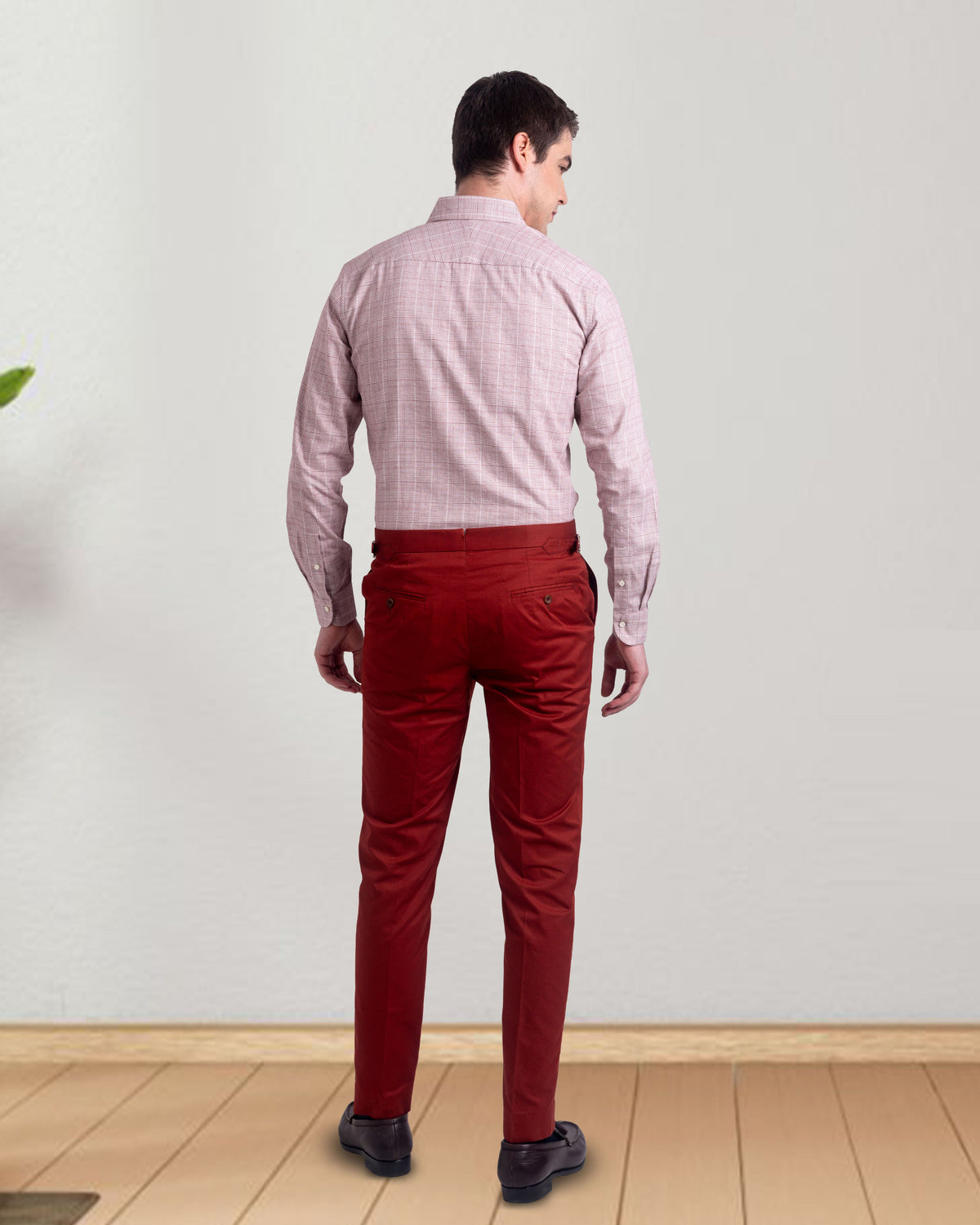 Maroon Prince Of Wales Checks Shirt - 5