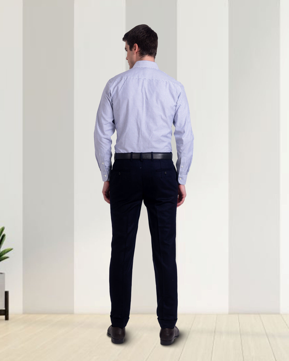 Navy Bengal Stripes Shirt - 6