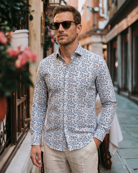 Getzner Leaf Printed Shirt