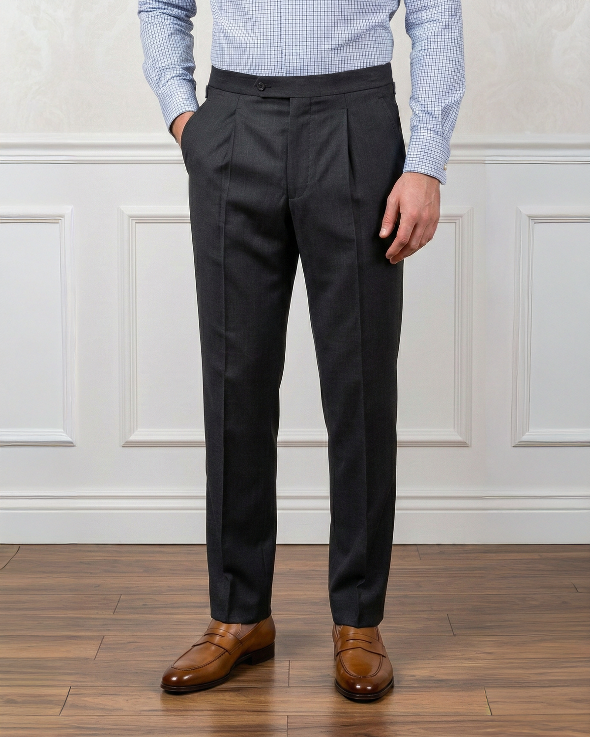 VBC: Charcoal Tropical Wool - 1