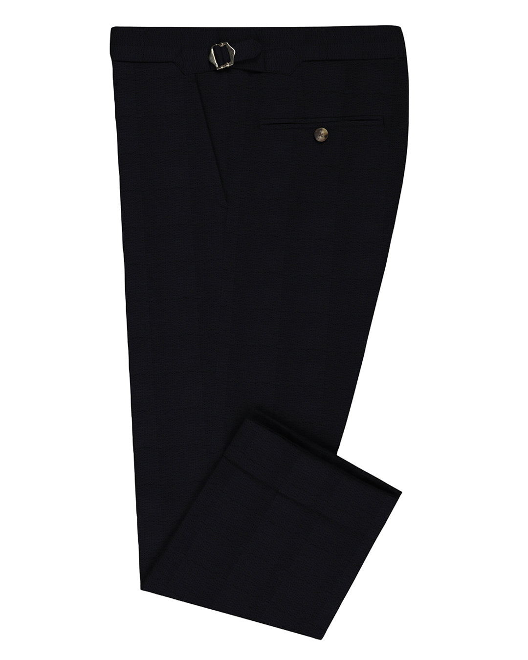 Black Seersucker Pants