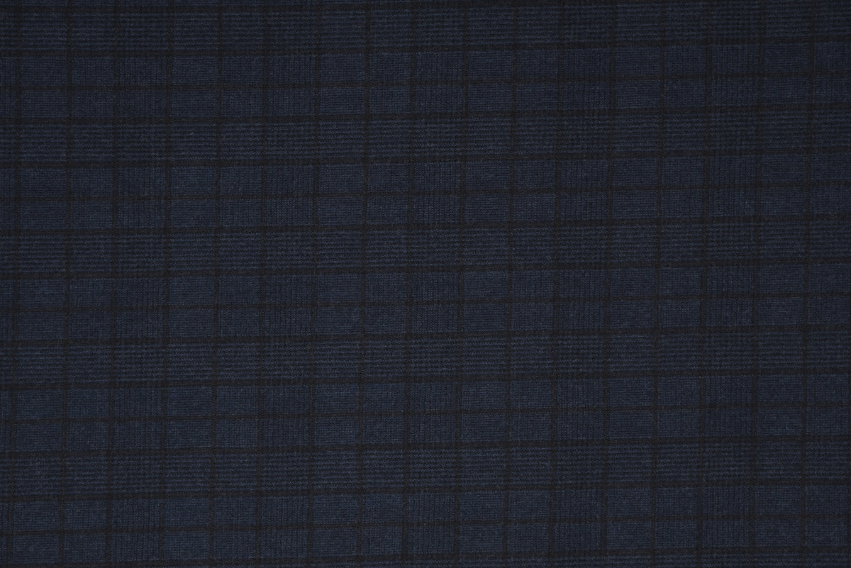 VBC Dark Blue Checks Pants - 3