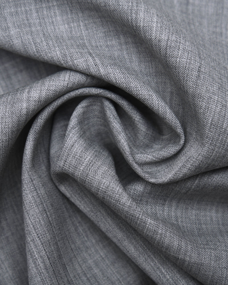 Washable Wool Suit: Light Grey