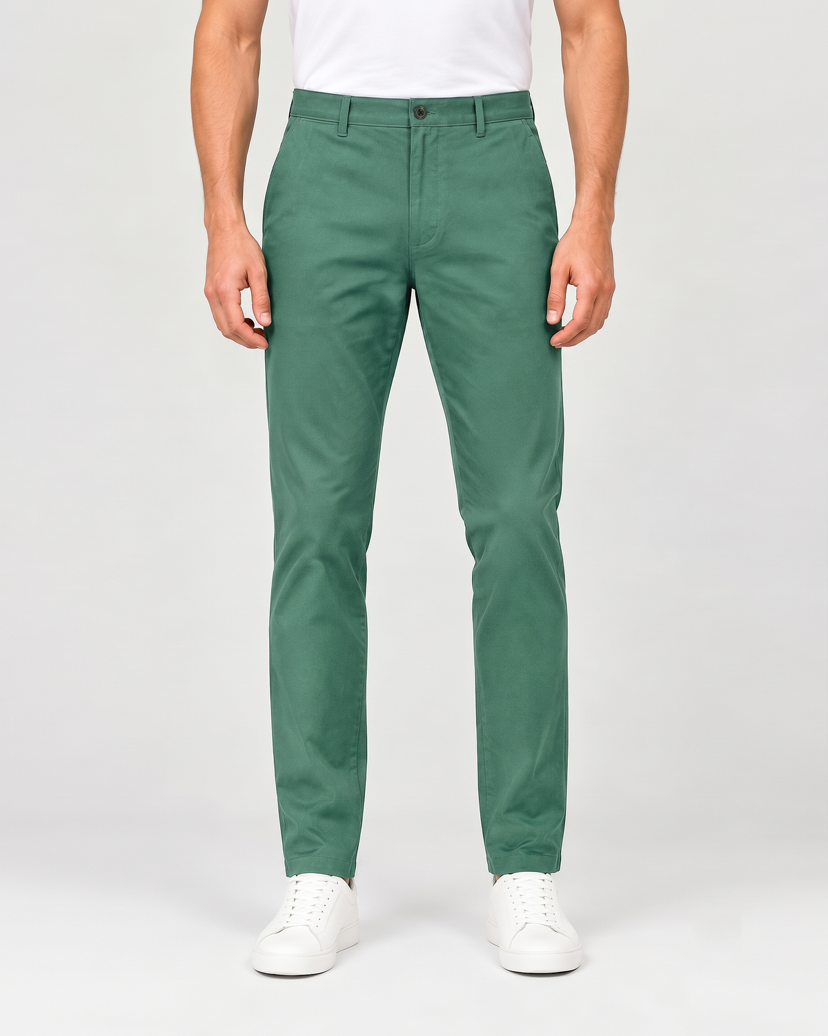 Genoa Chino Pant Fern Green - 2