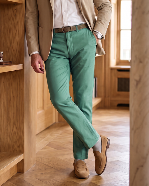 Genoa Chino Pant Fern Green