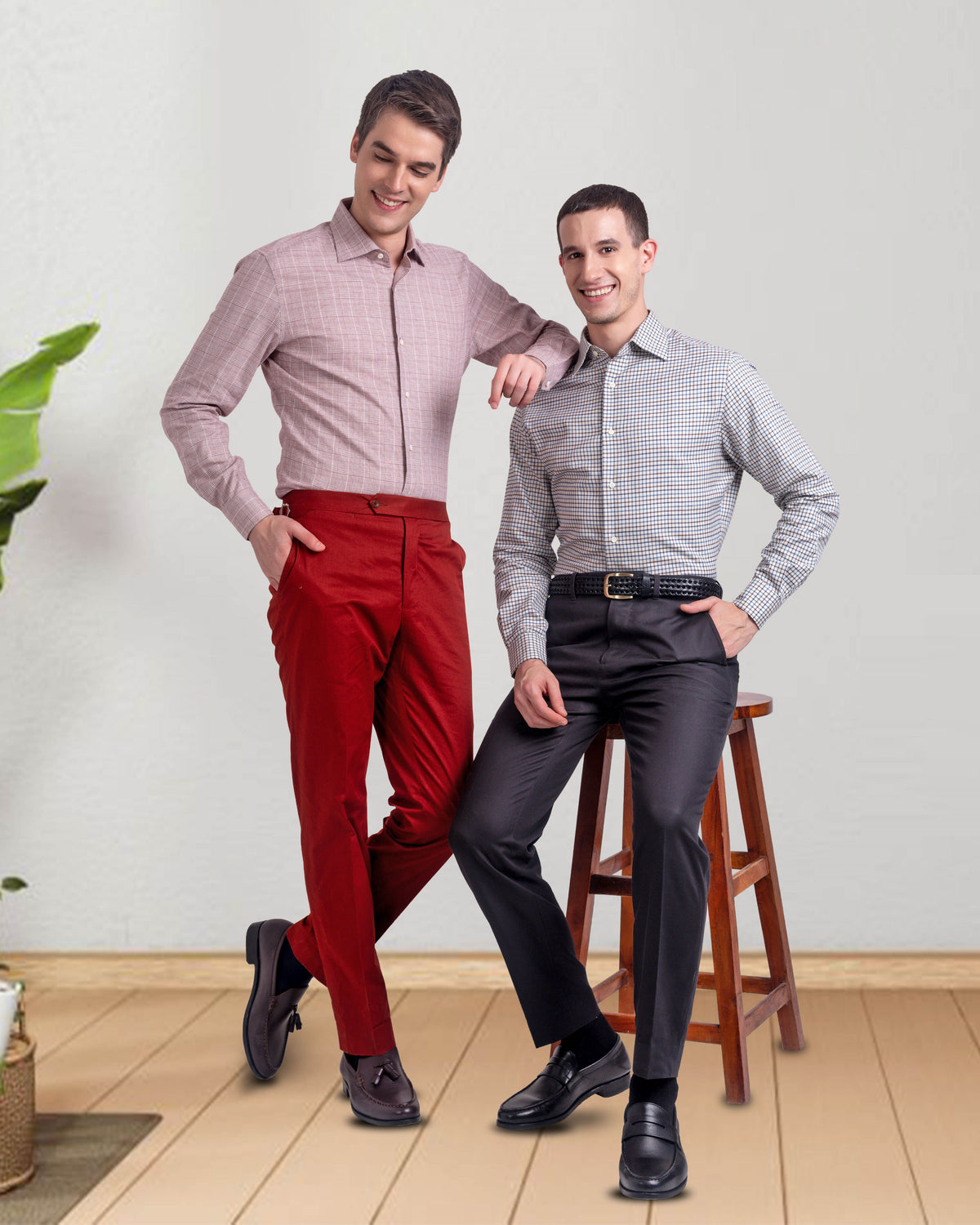 Rust Twill Dress Pant - 6