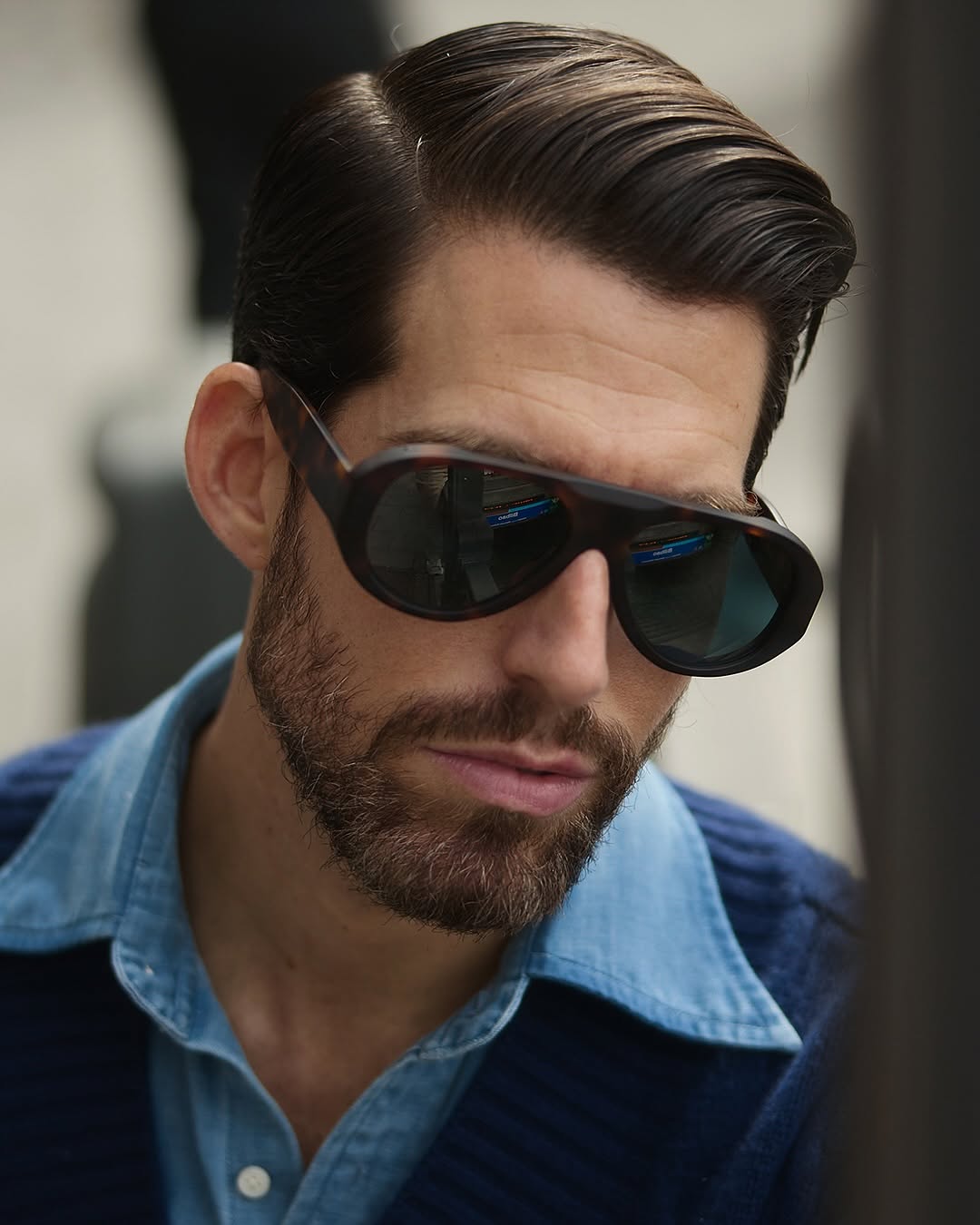 Fade Washed Hemp Cotton Chambray Shirt - 3
