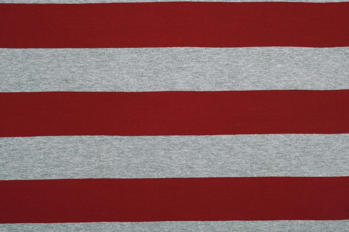Red Heather Grey Stripes - 5