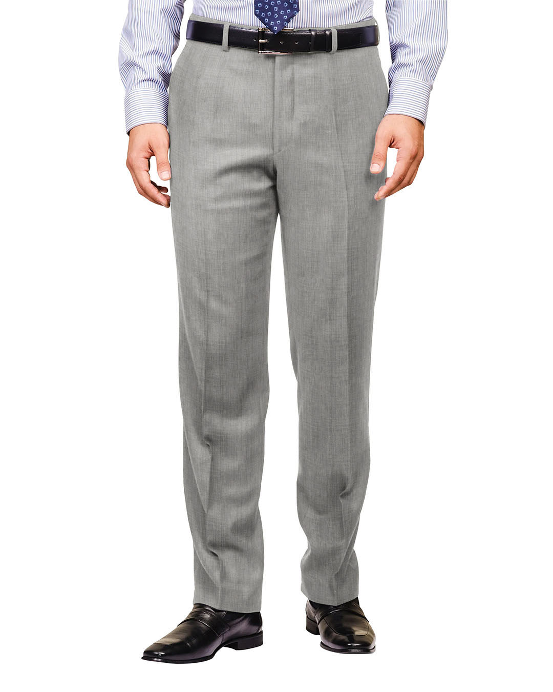 Washable Wool Suit: Light Grey