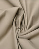 Closeup view of custom Genoa Chino pants for men by Luxire in British khaki