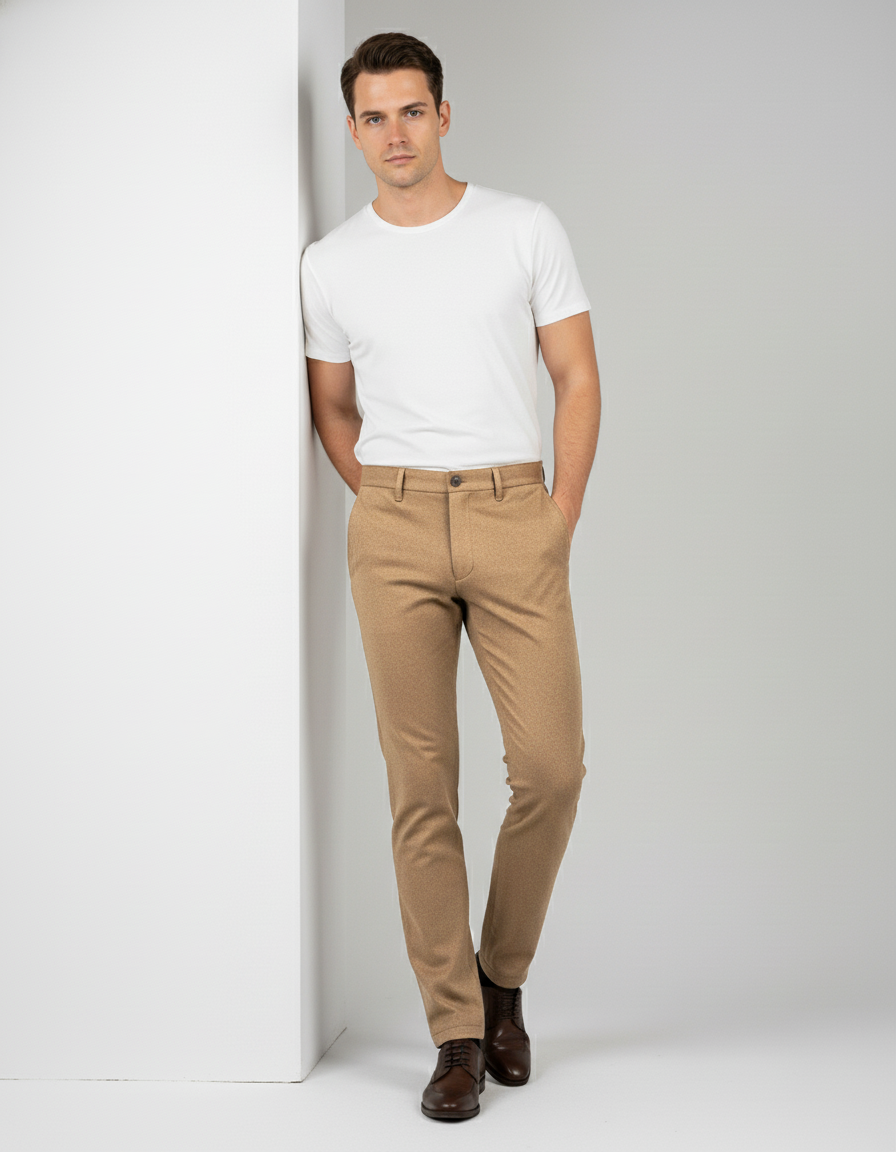 Camel Wool Chino - 5