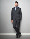 Washable Wool Suit: Dark Grey