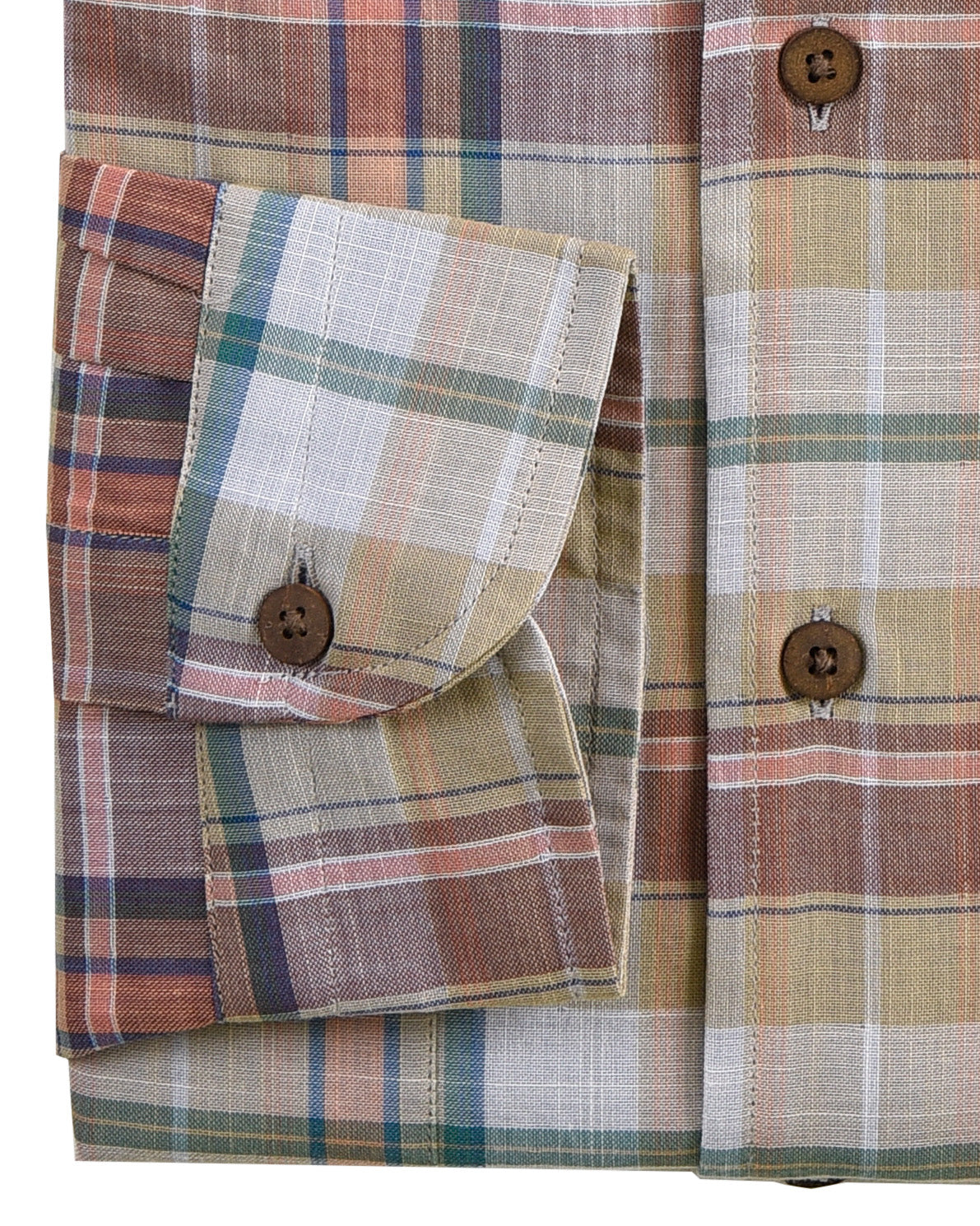 Soft Light Summer:Peach Blue Green Madras - 3
