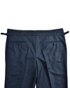 Dugdale Navy Blue Wool Flannel Dress Pant