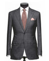 EThomas Wool Cashmere: Dark Grey Wool Jacket