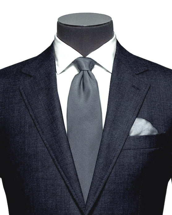 EThomas Wool Cashmere: Dark Blue Wool Jacket - 2