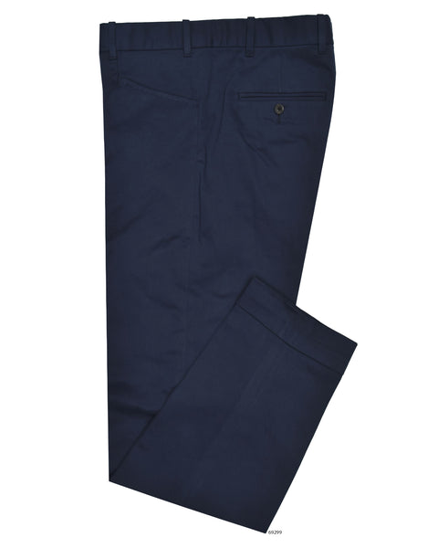 Navy Twill Stretchable chino