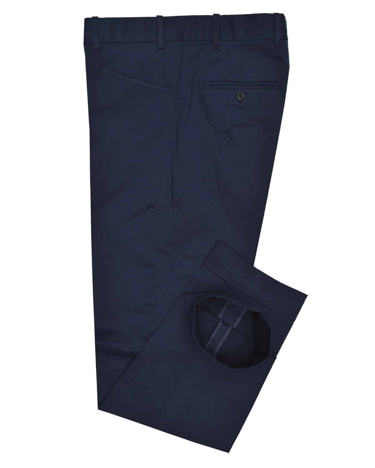Navy Twill Stretchable chino - 2