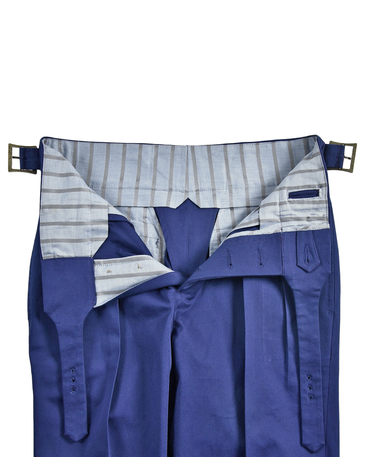 Dark Royal Blue Satin Cotton - 5