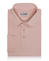 EZS Aria Pink Long Sleeve Polo