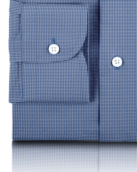 Royal Blue Micro Gingham - 3