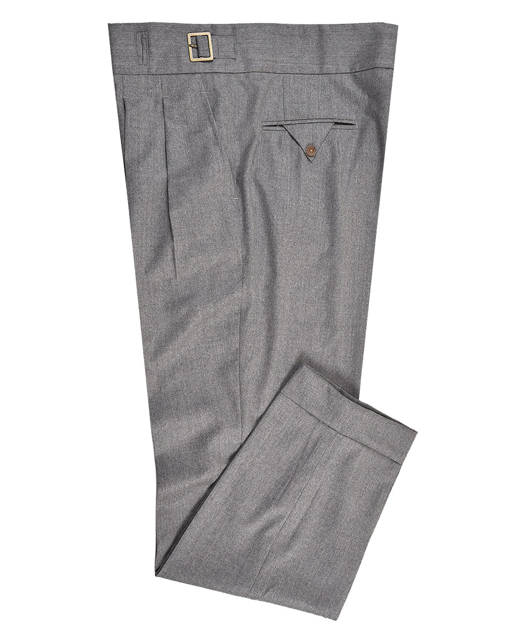Gurkha Pant in Vitale Barberis Canonico - Flannels  Light Grey - 2