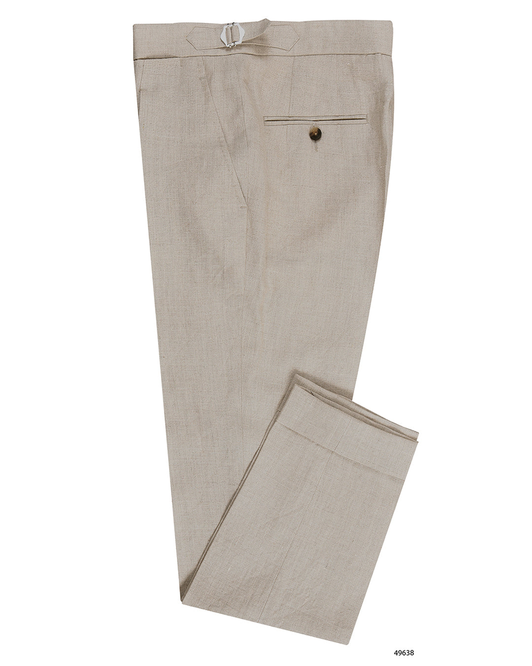 100% Linen Suiting Ecru - 1