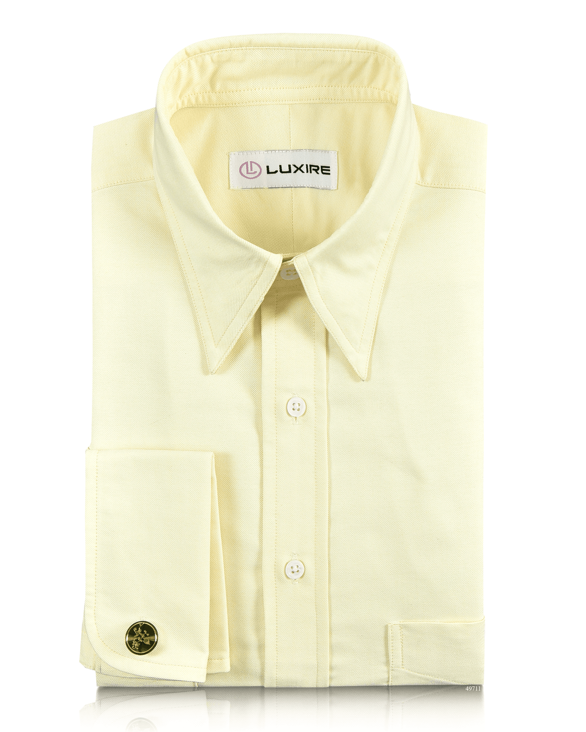 Classic Light Yellow Oxford Shirt - 1