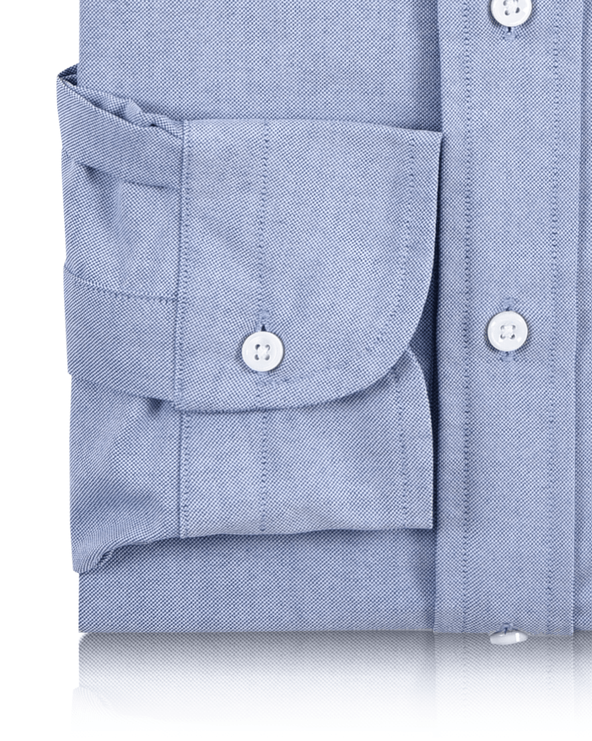 Classic Blue Oxford Dress Shirt - 3